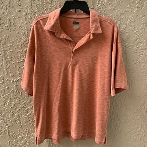 ❤️Men’s Burnt Orange Collared Shirt - Size XL